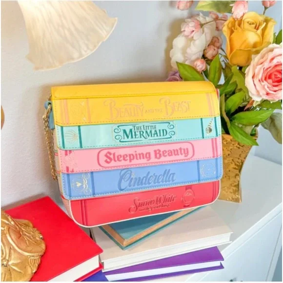 Loungefly disney princess book handbag shop